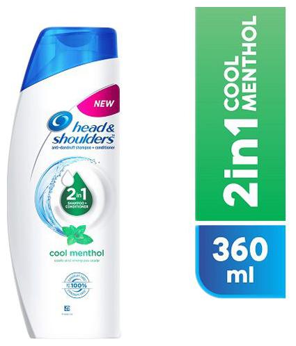 

Head Shoulders Shampoo Conditioner - 2-In-1 Cool Menthol 360 ml