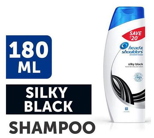 

Head Shoulder Antidandruff Shampoo Silky Black 180 ml