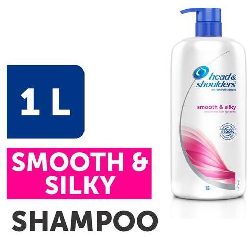 

Head Shoulders Shampoo - Smooth Silky 1L