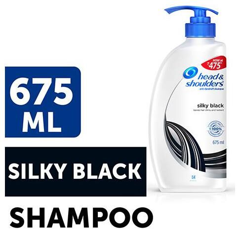 

Head Shoulder Antidandruff Shampoo Silky Black 675 ml