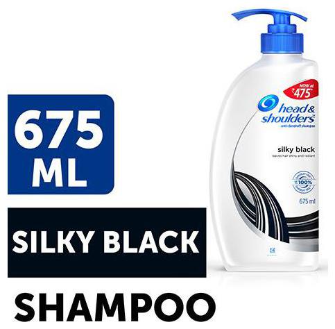 

Head Shoulder Antidandruff Shampoo Silky Black 675 ml