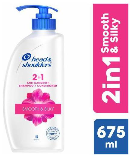 

Head shoulders 2-in-1 Shampoo Conditioner - Smooth Silky 675ml