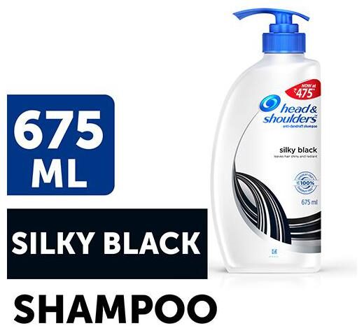 

Head Shoulder Antidandruff Shampoo Silky Black 675 ml
