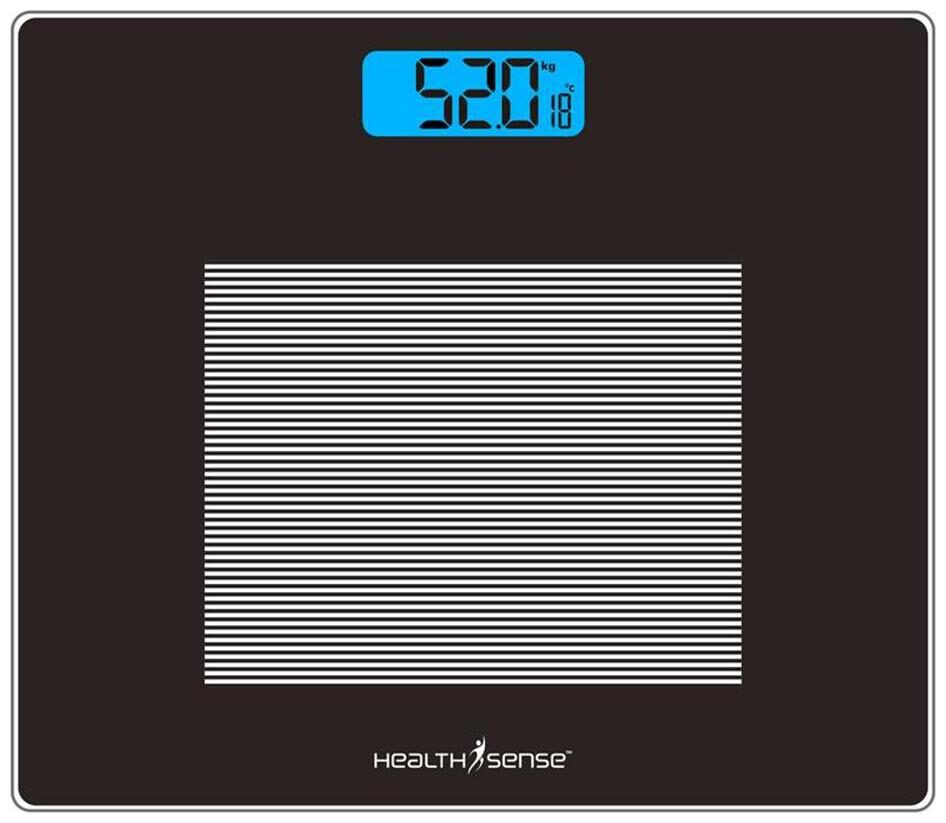 

Health Sense Ps115 Dura-Glass Digital Personal Weighing Scale Black Pack Of 1