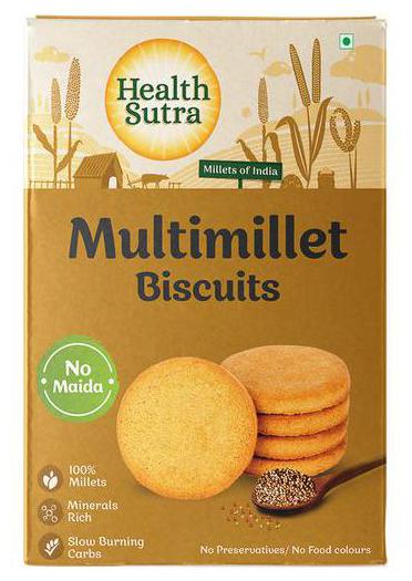 

Health Sutra Multimillet Biscuits 100 g