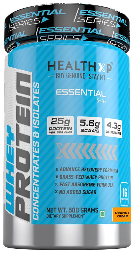 

Health XP Essential Series 100 Whey Protein 500g - Orange Cream