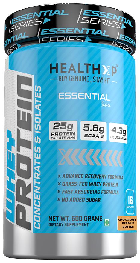 

Health XP Essential Series 100 Whey Protein 500g - Chocolate Peanut butter