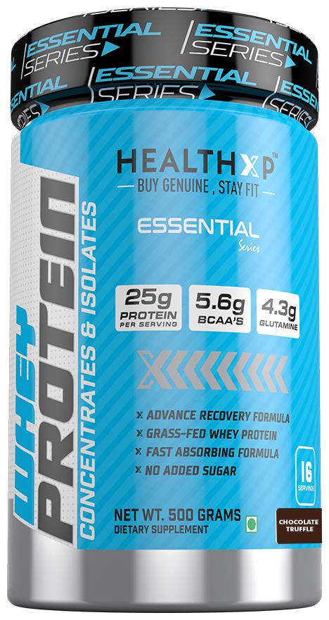 

Health XP Essential Series 100 Whey Protein 500g - Chocolate Truffle