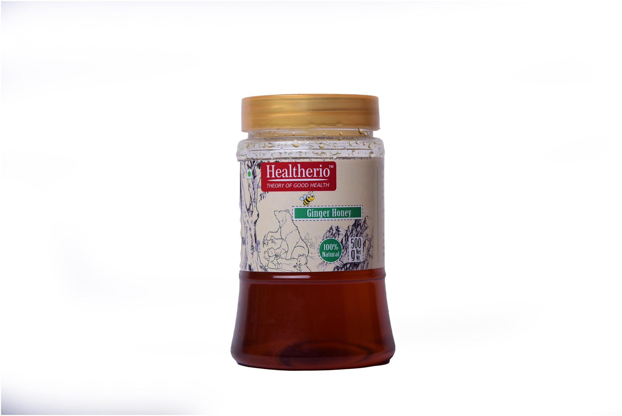 

Healtherio Honey Ginger Honey 500g