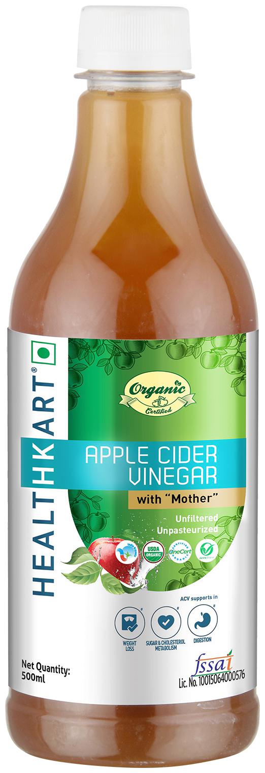 

Healthkart Apple Cider Vinegar with Mother (Organic 500ml)