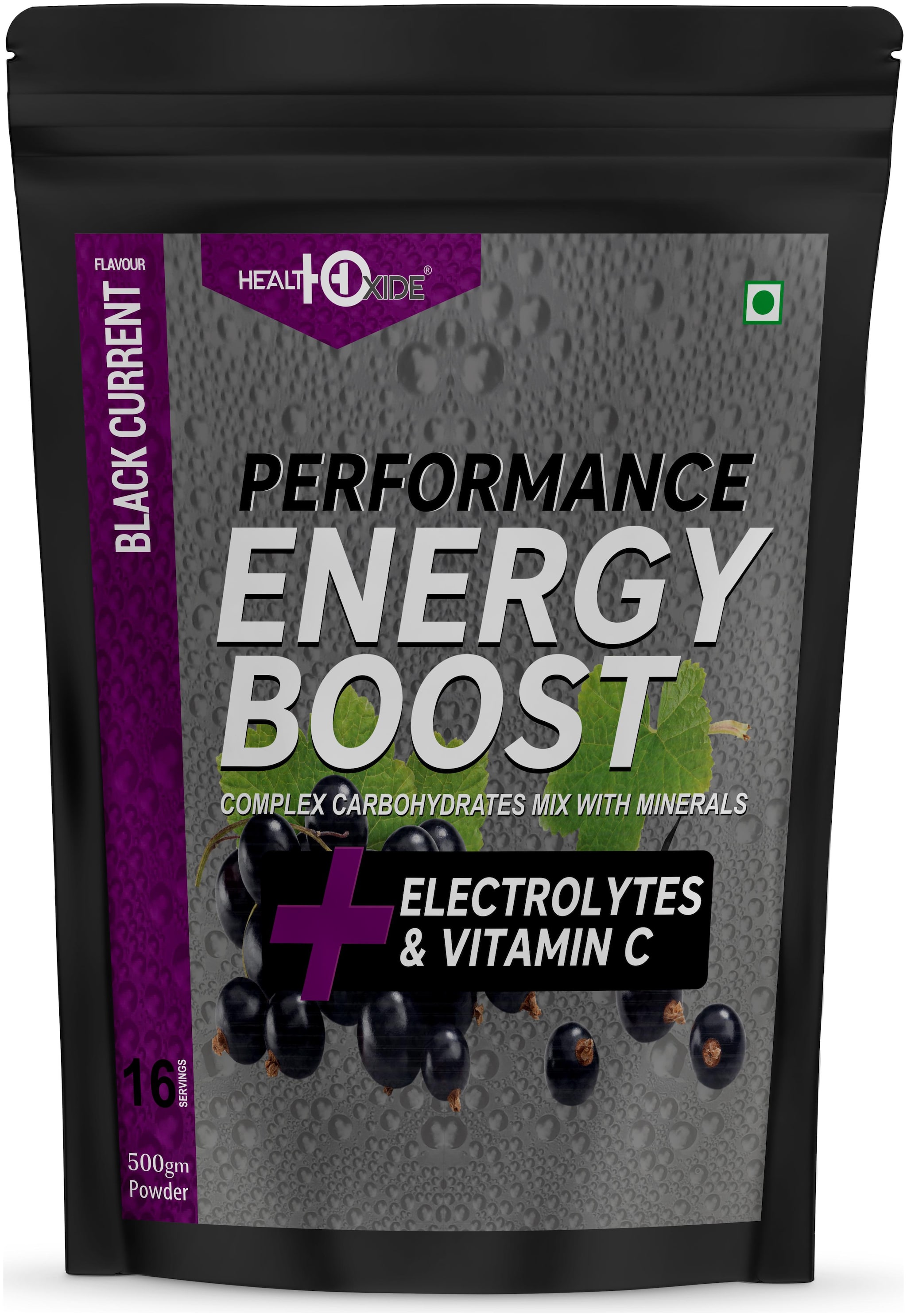 

HEALTHOXIDE Energy Boost Extra Power Energy Drink (Black Current ) 500g