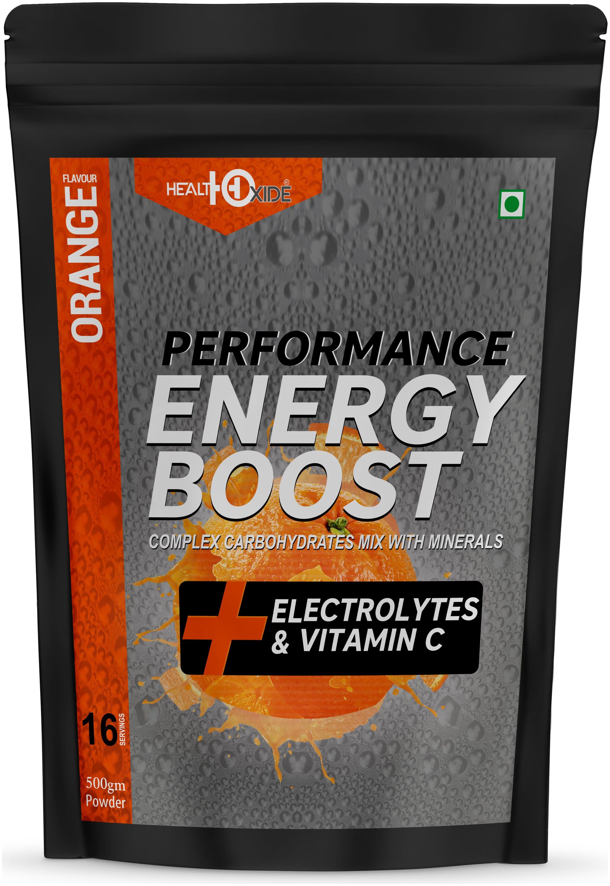 

HEALTHOXIDE Energy Boost Extra Power Energy Drink (Orange )500g