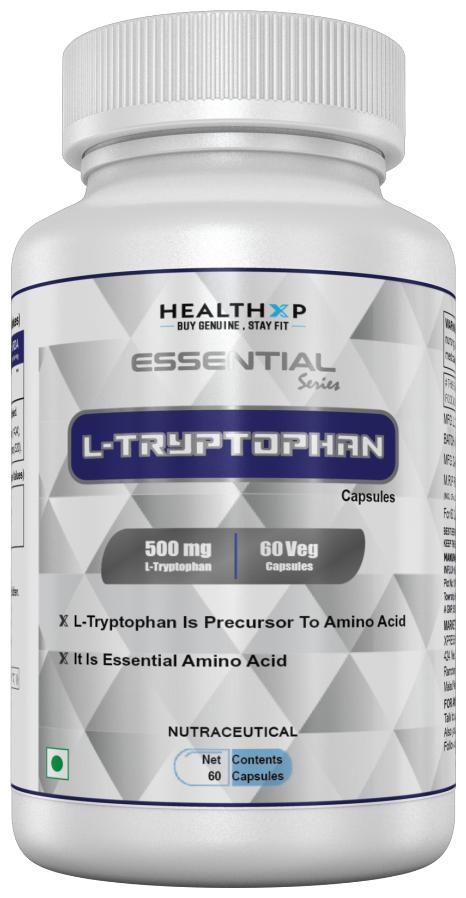 

HealthXP Essential Series L-Tryptophan 500mg 60 Capsules