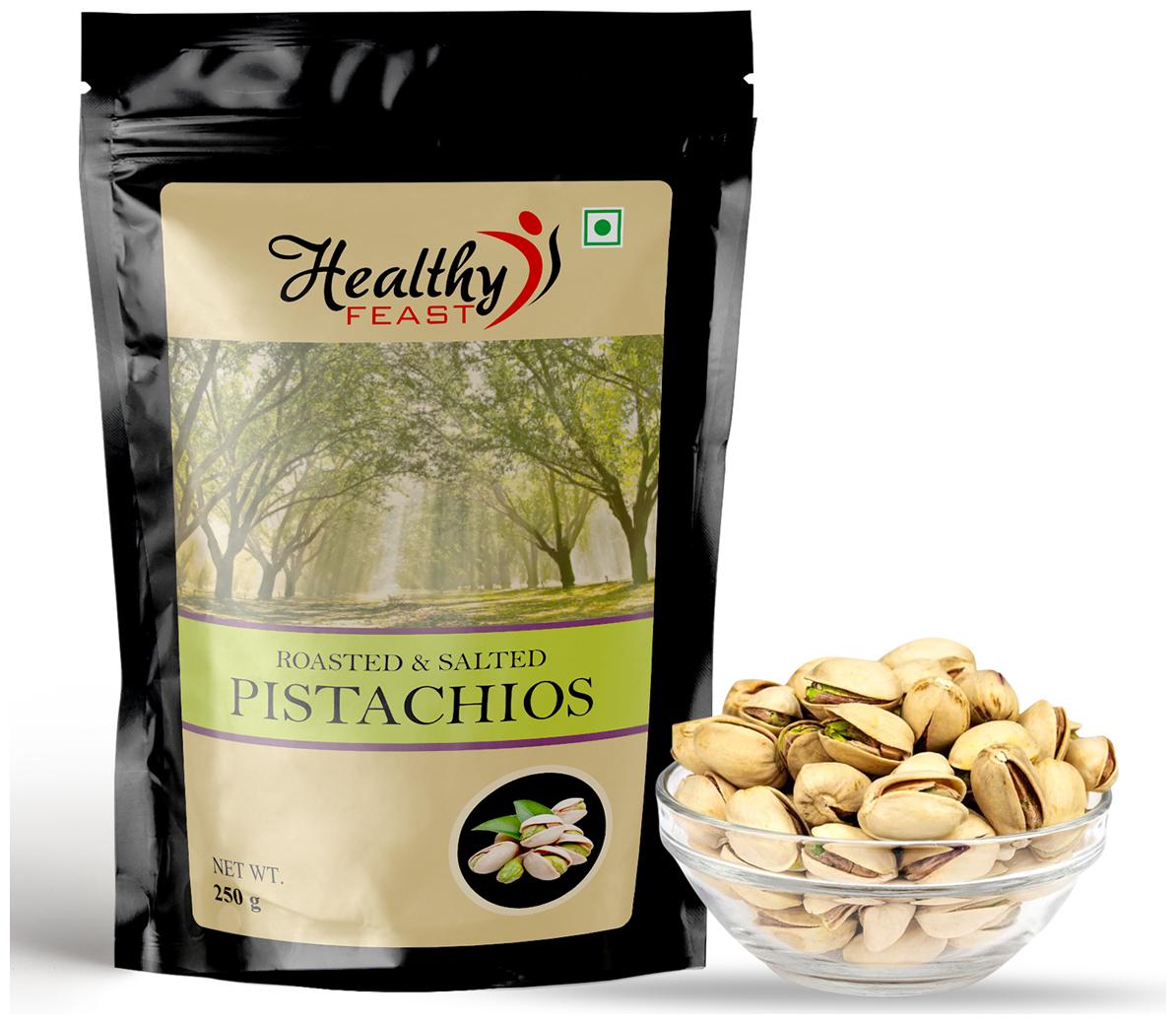 

Healthy Feast Roasted Salted Pistachios 250gm (250gm X 1)