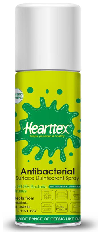 

Hearttex Anti Bacterial Surface Disinfectant Spray 300 ml (Pack Of 1)