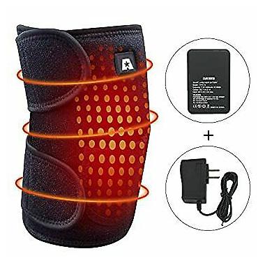 

Heating Knee Pad Heated Knee Wrap Electric Heat Knee Brace w 7 4V Lipo Battery