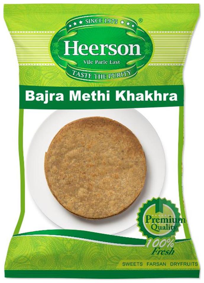 

Heerson s Bajra Methi Khakhra 200g X 2 Packs