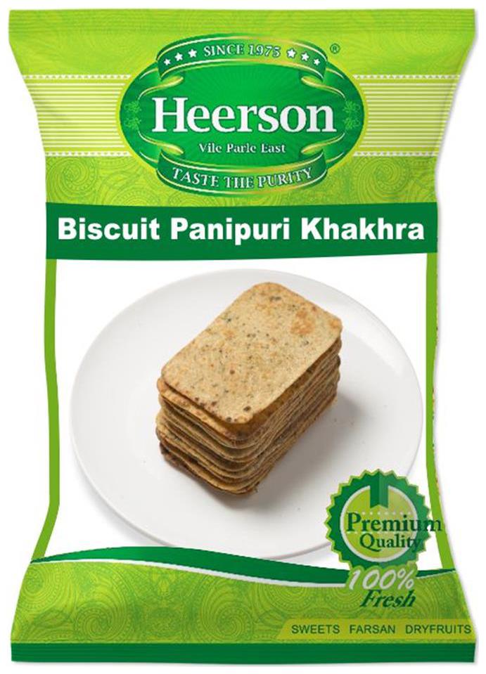 

Heerson s Biscuit Pani Puri Khakhra 200g X 2 Packs