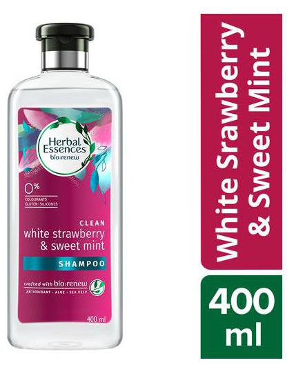 

Herbal Essence Bio Renew White Strawberry Sweet Mint Shampoo 400 ml