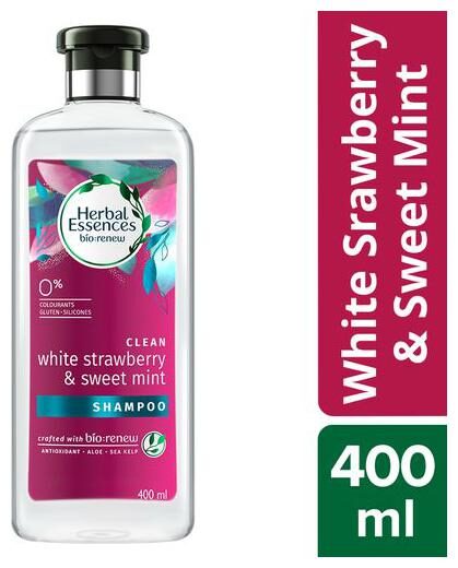 

Herbal Essence Bio Renew White Strawberry Sweet Mint Shampoo 400 ml