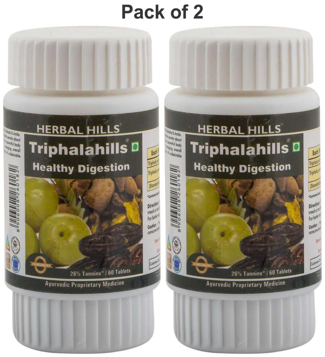 

Herbal Hills Triphalahills 60 Tablets (Pack Of 2)