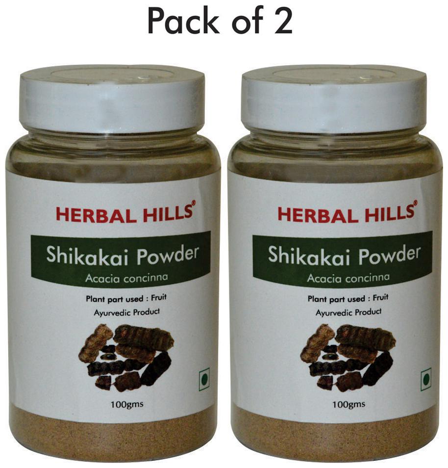 

Herbal Hills Shikakai Powder - 100 g (Pack of 2) for Hair health