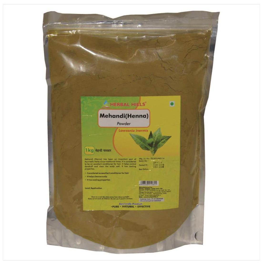 

Herbal Hills Mehandi Powder - 1 kg Powder
