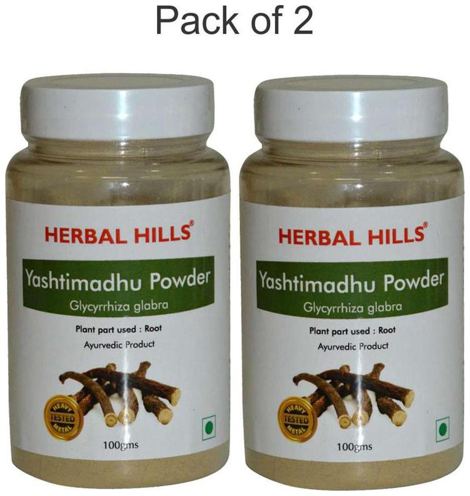 

Herbal Hills Yashtimadhu Powder - 100 g Powder - Pack Of 2
