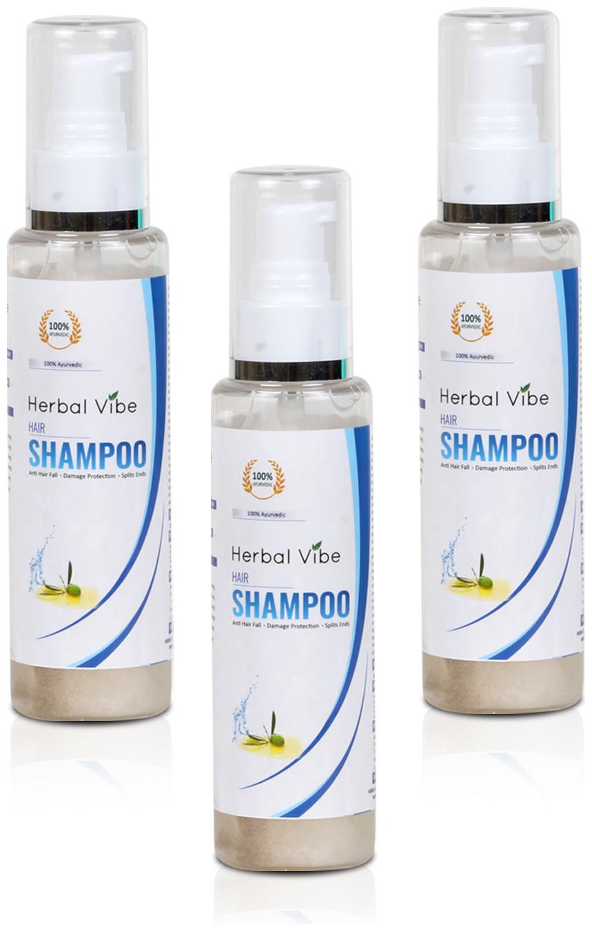 

Herbal Vibe Natural Ayurvedic Shampoo 100ml (Pack of 3)