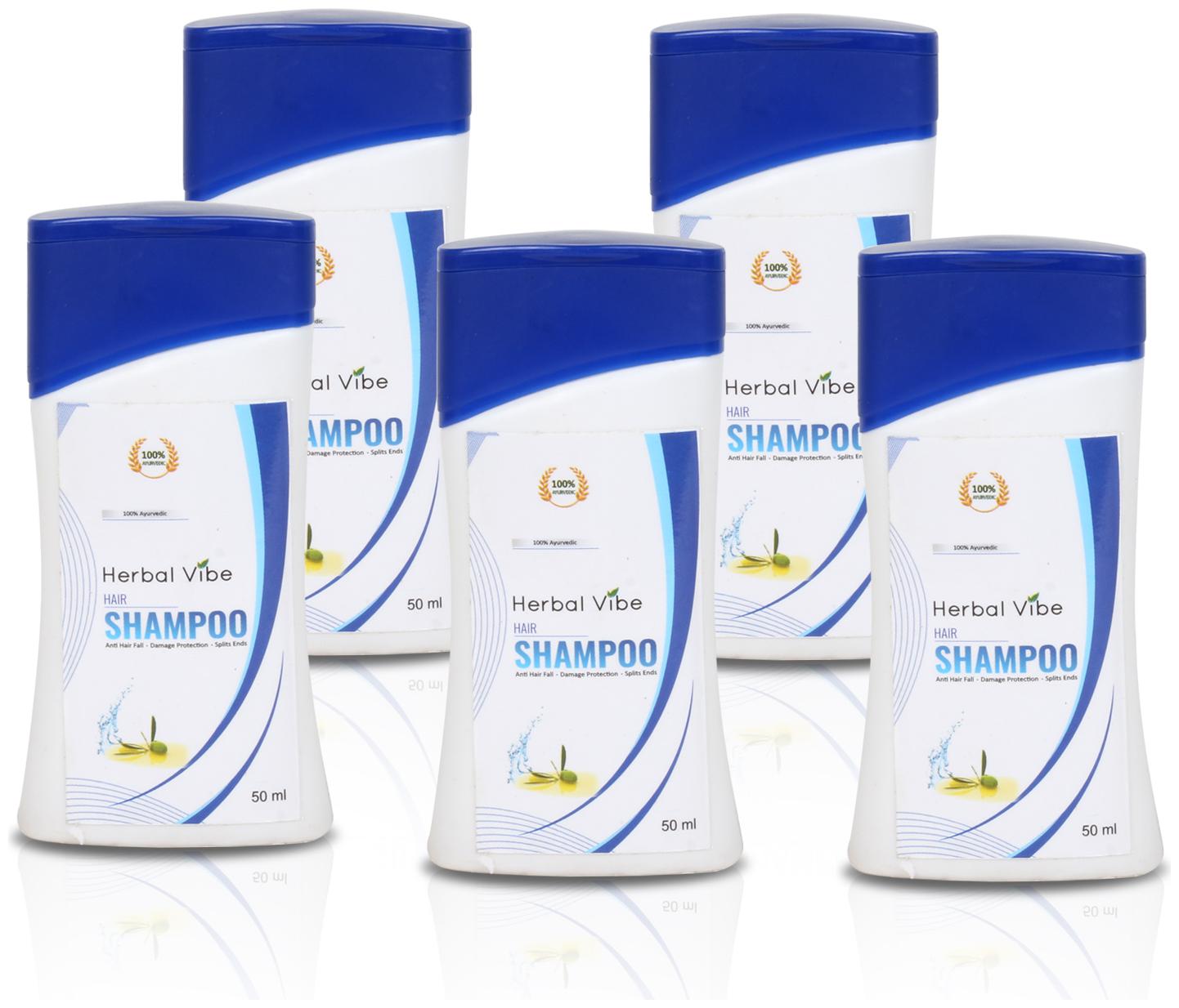 

Herbal Vibe Natural Ayurvedic Shampoo 50ml (Pack of 5)