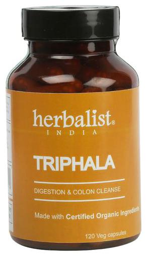 

Herbalist Organic Capsules - Triphala 120 Capsules