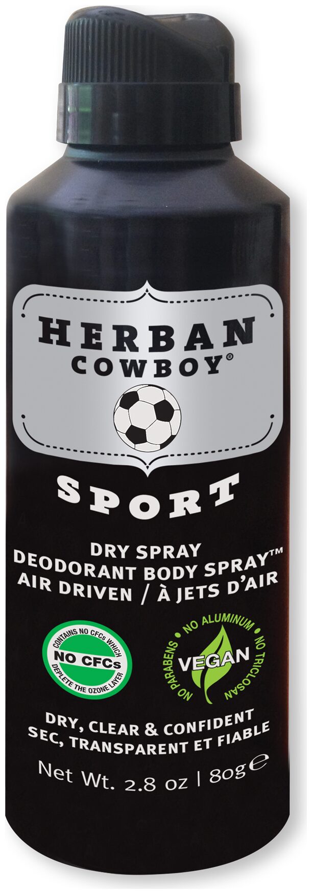 

Herban Cowboy Sport Dry Deodorant Body Spray 80 g