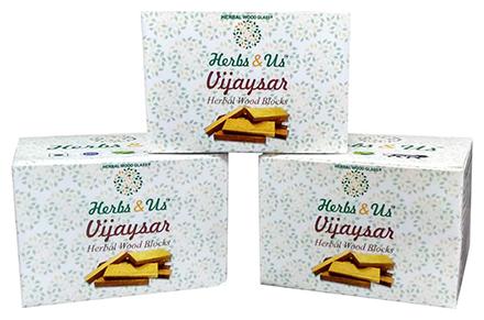 

HERBS US Vijaysar Herbal Wood Blocks Cubes 180g (Pack Of 3)