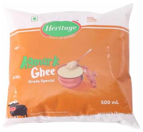 

Heritage Buffalo Ghee - Special Grade with Milk Fat 500 ml