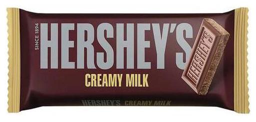 

Hershey S Creamy Milk Bar 100g
