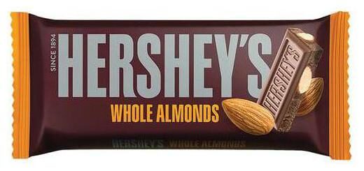 

Hershey S Whole Almond Bar 100g