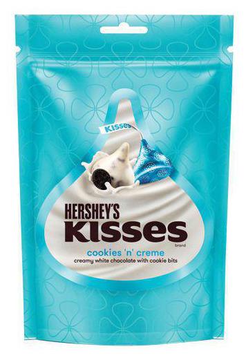 

Hersheys Kisses - Cookies Creme Chocolate 100 g