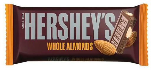 

Hershey S Whole Almond Bar 40g