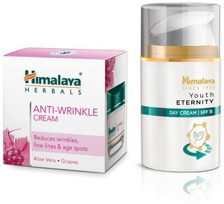 Buy Himalaya Anti Wrinkle Cream 50 G And Himalaya Youth Eternity Day Cream 50ml Pack Of 2 Online At Low Prices In India Paytmmall Com