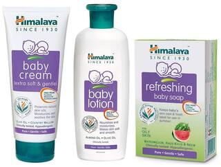 Buy Himalaya Baby Cream 100g Baby Lotion 100ml Baby Soap 125g Pack 3 Online At Low Prices In India Paytmmall Com