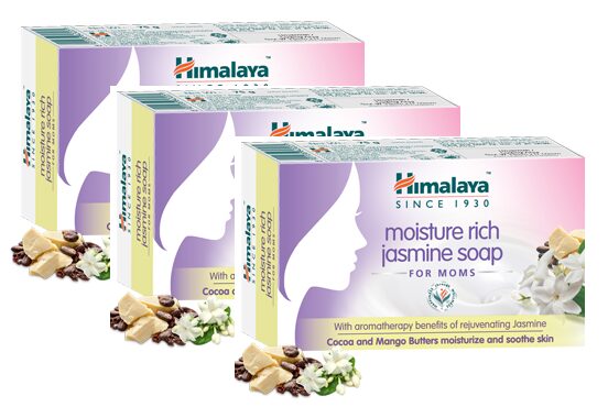 

Himalaya Mom Care Moisture Rich Jasmine Soap 75g (Pack of 3)