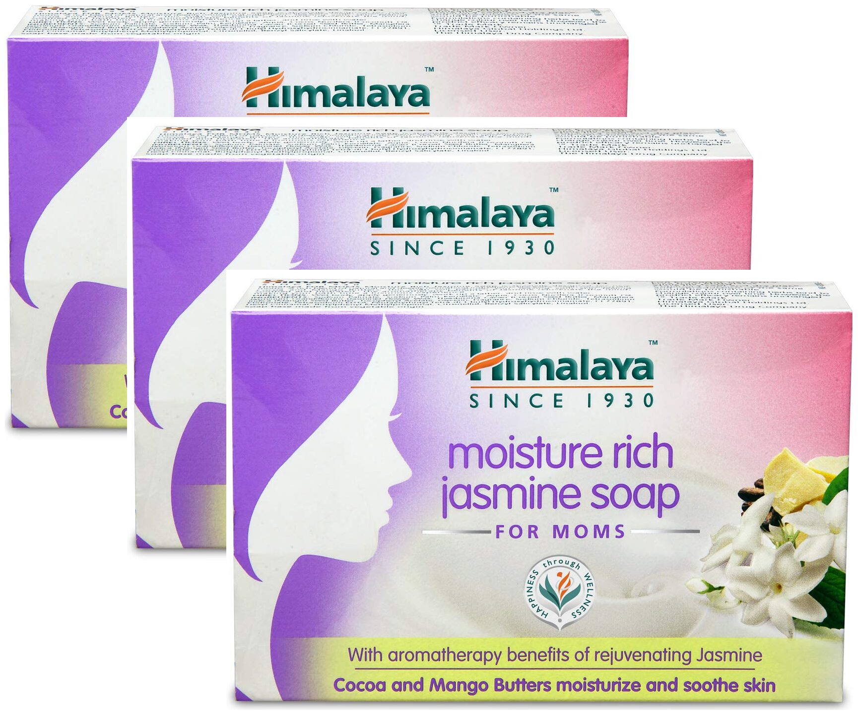 

Himalaya Mom Care Moisture Rich Jasmine Soap 125g (Pack of 3)