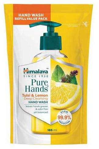 

Himalaya Pure Hands Deep Cleansing Hand Wash - Tulsi Lemon 185 ml