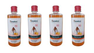 Buy Himalaya Pure Hands Sanitizer With Alcohol Orange 500 Ml Pack Of 4 Online At Low Prices In India Paytmmall Com