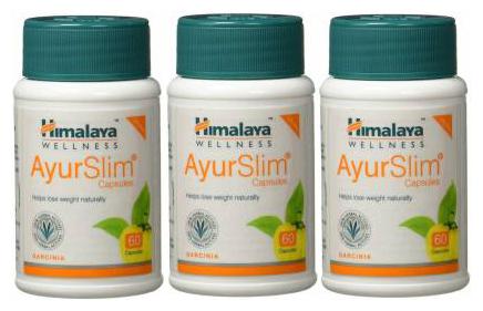 

Himalaya WELLNESS GENERAL AyurSlim Capsules 60 Capsules (Pack of 3)