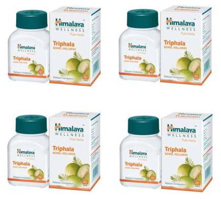 

Himalaya WELLNESS PURE HERBS triphala 60 Tablets (Pack of 4)