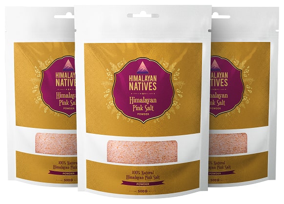 

Himalayan Natives Pink Salt Powder 500g (pack of 3)