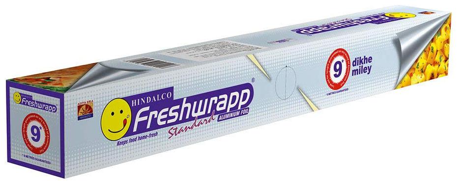 

Hindalco Freshwrapp Hindalco Aluminium Foil 9 Meter (Pack of 4)