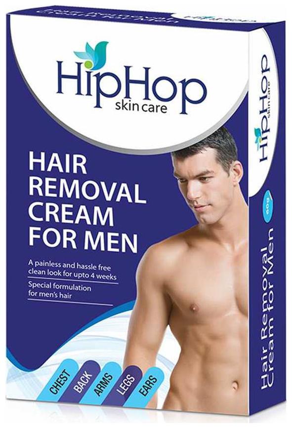 

HipHop Skincare Hair Removal Cream for Men (Pack of 2)