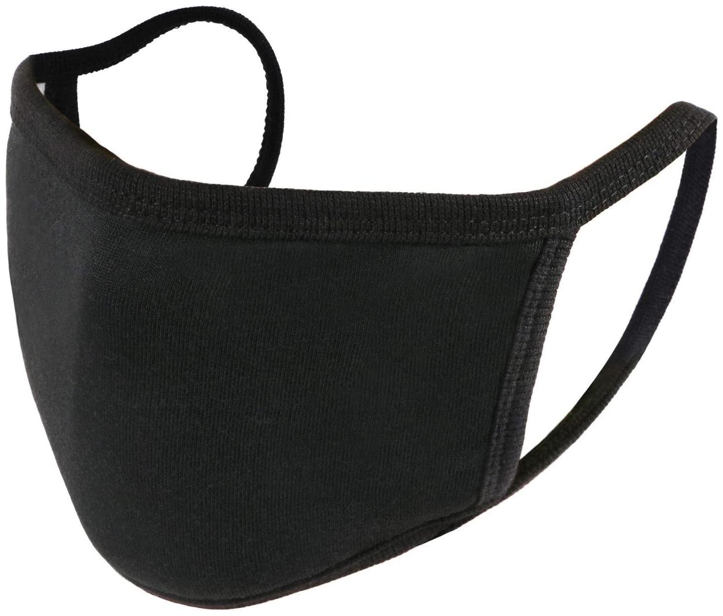 

Hm Evotek Plain Cotton Black Reusable Dust Control Face Mask ( Pack of 20 )